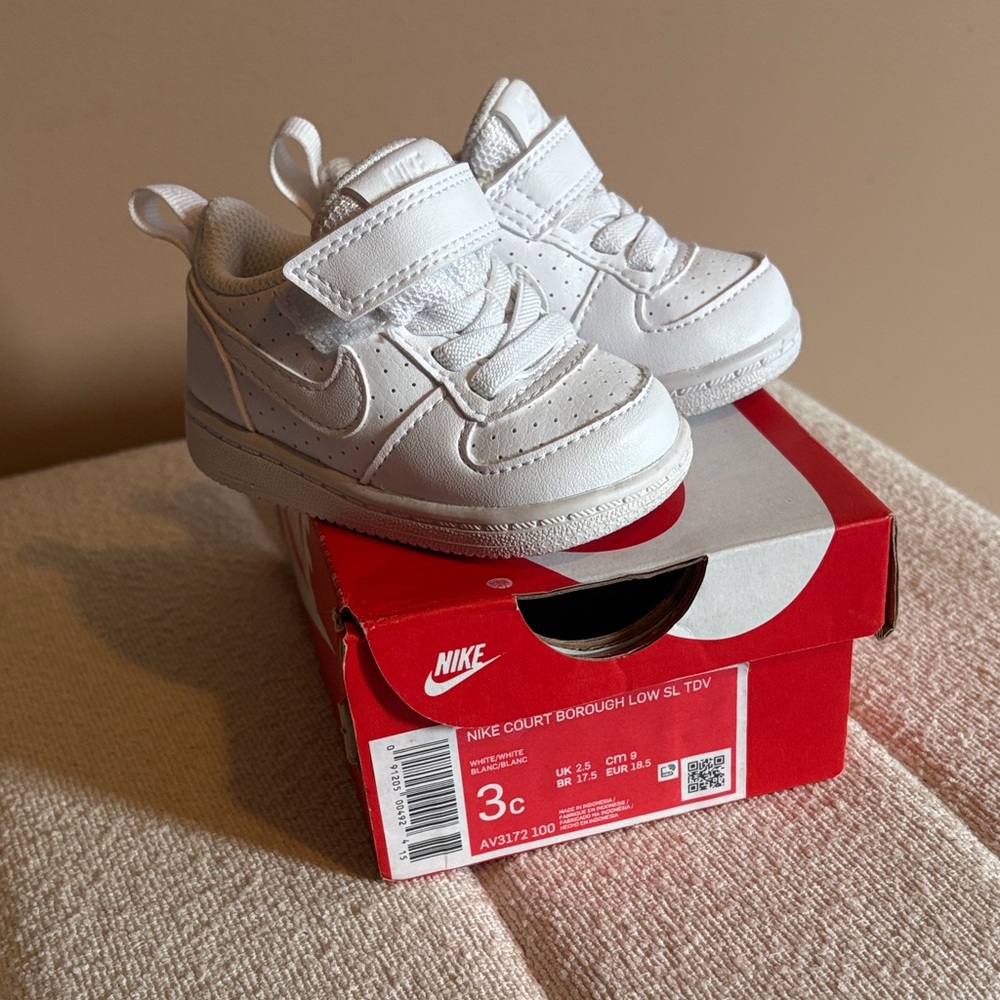 Nike Court Toddler White Sneakers